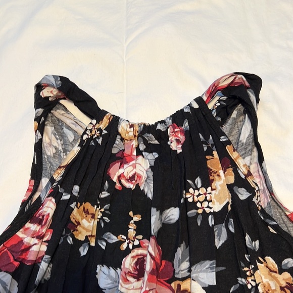Maurices Soft Sleeveless Halter-Style Floral Blouse - Picture 2 of 5